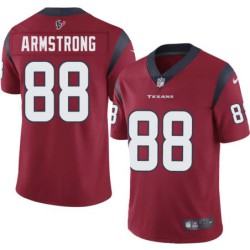 Derick Armstrong #88 Texans Stitched Red Jersey