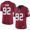 Brandon Dunn #92 Texans Stitched Red Jersey