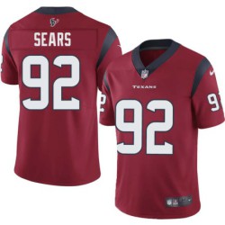 Corey Sears #92 Texans Stitched Red Jersey