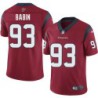 Jason Babin #93 Texans Stitched Red Jersey