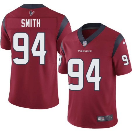 Antonio Smith #94 Texans Stitched Red Jersey