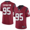 Christian Covington #95 Texans Stitched Red Jersey