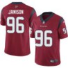 Tim Jamison #96 Texans Stitched Red Jersey