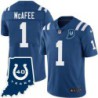 Colts #1 Pat McAfee 40 Years ANNI Jersey -Blue