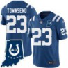 Colts #23 Deshea Townsend 40 Years ANNI Jersey -Blue