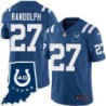 Colts #27 Thomas Randolph 40 Years ANNI Jersey -Blue