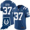 Colts #37 Chad Cota 40 Years ANNI Jersey -Blue