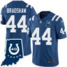 Colts #44 Ahmad Bradshaw 40 Years ANNI Jersey -Blue