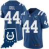 Colts #44 Owen Gill 40 Years ANNI Jersey -Blue