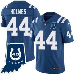 Colts #44 Darick Holmes 40 Years ANNI Jersey -Blue