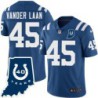 Colts #45 Jason Vander Laan 40 Years ANNI Jersey -Blue