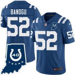 Colts #52 Ben Banogu 40 Years ANNI Jersey -Blue