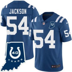 Colts #54 Andrew Jackson 40 Years ANNI Jersey -Blue