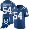 Colts #54 Dayo Odeyingbo 40 Years ANNI Jersey -Blue