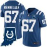 Colts #67 Dale Memmelaar 40 Years ANNI Jersey -Blue