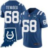 Colts #68 Martin Tevaseu 40 Years ANNI Jersey -Blue