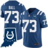 Colts #73 Sam Ball 40 Years ANNI Jersey -Blue