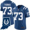 Colts #73 Jaimie Thomas 40 Years ANNI Jersey -Blue