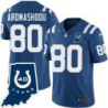 Colts #80 Devin Aromashodu 40 Years ANNI Jersey -Blue