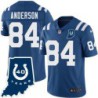 Colts #84 Flipper Anderson 40 Years ANNI Jersey -Blue