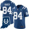 Colts #84 Shannon Baker 40 Years ANNI Jersey -Blue