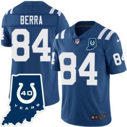 Colts #84 Tim Berra 40 Years ANNI Jersey -Blue