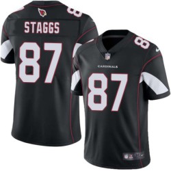 Cardinals #87 Jeff Staggs Stitched Black Jersey