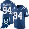 Colts #94 Gary Baldinger 40 Years ANNI Jersey -Blue