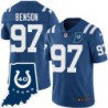 Colts #97 Charles Benson 40 Years ANNI Jersey -Blue