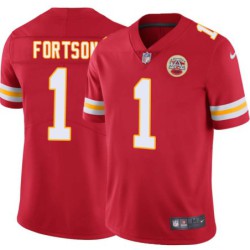 Jody Fortson #1 Chiefs Football Red Jersey