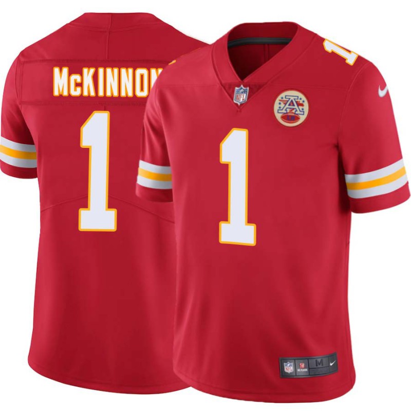 Jerick McKinnon #1 Chiefs Football Red Jersey