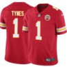 Lawrence Tynes #1 Chiefs Football Red Jersey