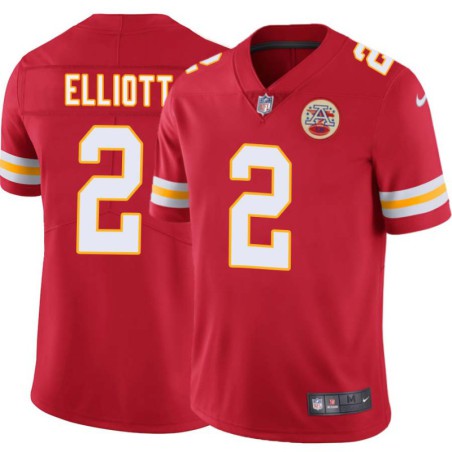 Lin Elliott #2 Chiefs Football Red Jersey