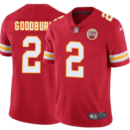 Kelly Goodburn #2 Chiefs Football Red Jersey