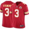 Jan Stenerud #3 Chiefs Football Red Jersey