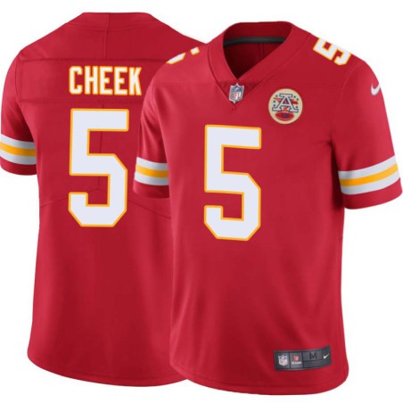 Stephen Cheek #5 Chiefs Football Red Jersey