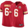 Jim Arnold #6 Chiefs Football Red Jersey