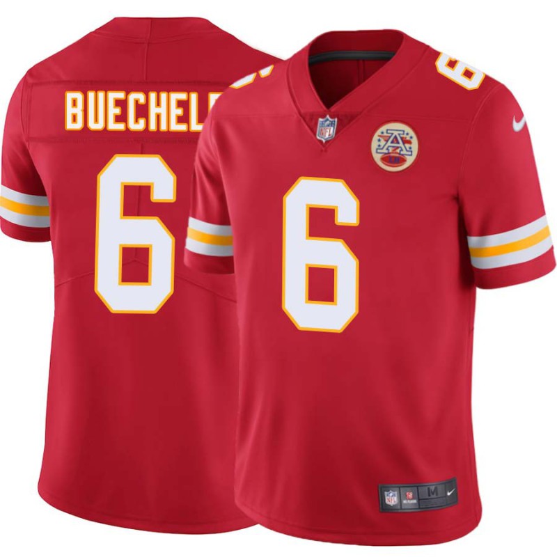 Shane Buechele #6 Chiefs Football Red Jersey