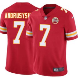 Zenon Andrusyshyn #7 Chiefs Football Red Jersey