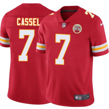 Matt Cassel #7 Chiefs Football Red Jersey