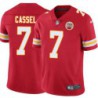 Matt Cassel #7 Chiefs Football Red Jersey