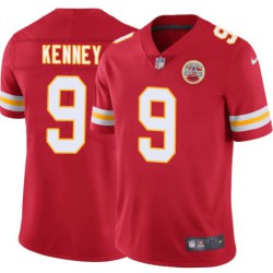 Bill Kenney #9 Chiefs Football Red Jersey