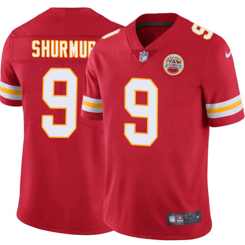 Kyle Shurmur #9 Chiefs Football Red Jersey