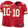 Mike Livingston #10 Chiefs Football Red Jersey