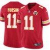 Doug Hudson #11 Chiefs Football Red Jersey