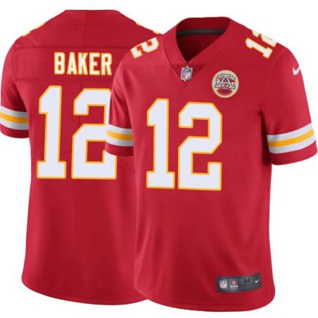 Jon Baker #12 Chiefs Football Red Jersey