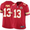 Daniel Pope #13 Chiefs Football Red Jersey