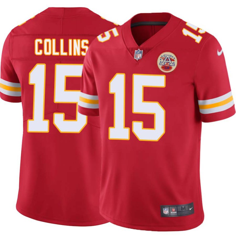 Todd Collins #15 Chiefs Football Red Jersey