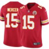 Mike Mercer #15 Chiefs Football Red Jersey