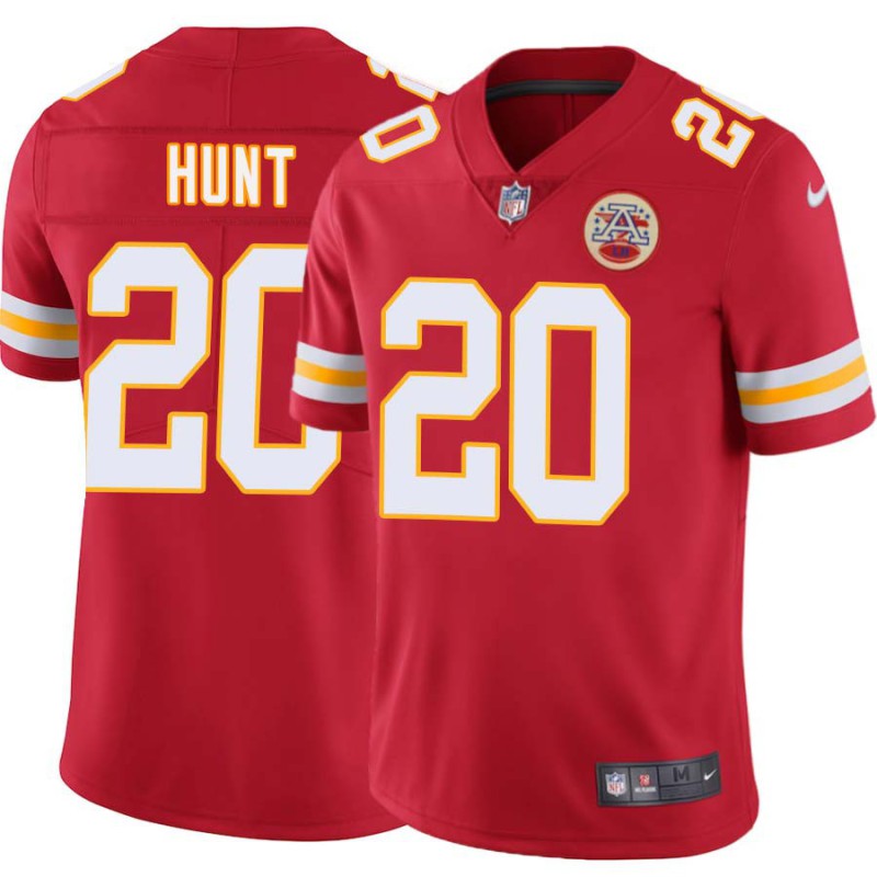 Bobby Hunt #20 Chiefs Football Red Jersey